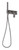 Mekko Wall Shower System Brushed Carbon [301709]