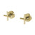 Vivid Slimline Plus Wall Top Assemblies Ceramic Disc 3/4 Turn (15mm Extended Spindles) Brushed Gold (Pair) Lead Free [302452]