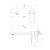Gloss MKII SwitchMix Wall Basin or Bath Mixer Set 200mm Fit-Off Kit [302906]