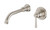 Cromford SwitchMix Wall Basin or Bath Mixer Set Fit-Off Kit Brushed Nickel Lead Free [306129]
