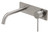 Vivid Slimline SwitchMix Wall Basin or Bath Mixer Set 180mm Brushed Nickel Lead Free [311697]