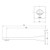 Teel Wall Bath Spout 200mm Chrome Lead Free [312249]