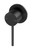 Vivid Slimline SwitchMix Shower Wall Mixer 60mm Backplate Matte Black Lead Free [313889]
