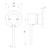 Vivid Slimline SwitchMix Wall Bath or Shower Mixer (60mm Backplate) Fit-Off Kit Chrome Lead Free [313888]