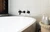 Vivid Slimline Wall Top Assemblies Pair Matte Black Lead Free [315717]