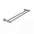 Soul Double Towel Rail 600mm Brushed Nickel [321634]