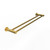 Soul Double Towel Rail 600mm Brushed Brass [321619]