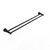 Eternal Double Towel Rail 900mm Matte Black [321563]