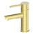 Dolce Basin Mixer Straight Spout Brushed Gold Lead Free [330163]