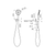 Alpha II Hand Shower 3 Function Chrome [330621]