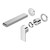 Bianca Wall Basin or Bath Mixer Set 187mm Separate Back Plate (Trim Kit Only) Chrome [289852]
