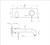 Mecca Wall Basin or Bath Mixer Set 185mm (Trim Kit Only) Chrome [289899]