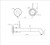 Mecca Wall Basin or Bath Mixer Set Separete Back Plate Handle Up 230mm (Trim Kit Only) Brushed Bronze [289798]