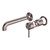 Zen SS316L Wall Basin or Bath Mixer Set Separate Back Plate 185mm Spout (Trim Kit Only) Brushed Bronze [300132]