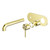 Zen SS316L Wall Basin or Bath Mixer Set 185mm Spout (Trim Kit Only) Brushed Gold [300237]
