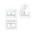 Shower F Bracket 10mm Glass Tumbled Antique Brass [338551]