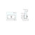 Shower U Bracket 10mm Glass Rome Bronze [338561]