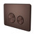 In-Wall Toilet Push Plate Rome Bronze [338490]