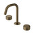 Serenity Basin Set Edge Spout with Metal Handle Tumbled Antique Brass [338533]