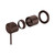 Mecca Shower Mixer 60mm Plate Trim Kit (Only) Rome Bronze [338628]