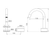 Serenity Progressive Basin Mixer Arc Spout with Metal Handle Tumbled Antique Brass [338448]