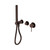 Mecca Shower Mixer Diverter System Separate Back Plate Rome Bronze [338504]