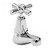 Easyclean Pillar Cock (Cold) with Handle & Button Chrome 4Star [133387]