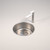 Luna Round Bowl Undermount and Overmount Sink Stainless Steel [157694]