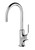 Vivid Slimline Oval Sink Mixer with 160mm Gooseneck Spout 5Star Chrome [130646]