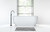 Vivid Slimline Floor Mounted Bath Mixer Matte Black [136446]