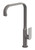 Teel Squareline Sink Mixer (200mm Spout) 5Star Gunmetal [166442]