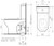 Round Back-to-Wall Close Coupled Bottom Inlet Toilet Suite w/Slimline Seat White 5Star [156787]