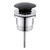 Universal Pop Up Basin Plug & Waste Matte Black [181309]