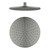 Shower Head Round 250mm 3Star Gunmetal [181339]