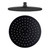 Shower Head Round 250mm 3Star Matte Black [181340]