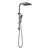Celia Bianca Square Twin Shower Set 4Star Gunmetal [181345]