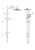 Bianca Twin Shower (Round) 4Star Brushed Nickel [195100]