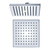 Shower Head Square 250mm 3Star Chrome [195174]