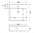 Helen Above Counter Basin 470mm x 470mm x 170mm White 1 Tap Hole [180585]