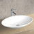 Keeto Ceramic Above Counter Basin 500mm x 350mm x 95mm White 0 Tap Holes [180590]