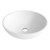 Basin Le x y Cast Stone Above Counter 380mm x 160mm Matte White 0 Tap Holes [180591]