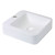 Rondo Cast Stone Above Counter Basin 400W 415D 105H 1 Tap Hole Matt White [180603]