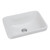 Sarah Semi Inset Basin 440mm x 310mm x 150mm White 0 Tap Holes [180755]