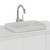 Sarah Semi Inset Basin 440mm x 310mm x 150mm White 0 Tap Holes [180755]