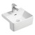 Petra Semi Recessed Mini Basin 400mm x 360mm x 160mm White [180757]