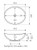 Paola Above Counter Basin 410mm x 335mm x 145mm with Pop Up Waste White [191145]