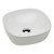 Koko 370mm Above Counter Basin White 370X370X115mm w/Chrome Pop Up Waste [191149]