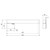 Designer Swivel Square Bath Spout 230mm Brushed Nickel [180768]