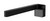 Designer Swivel Square Bath Spout 230mm Matte Black [180771]