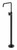Mekko Floor Mounted Bath Mixer Matte Black [180761]